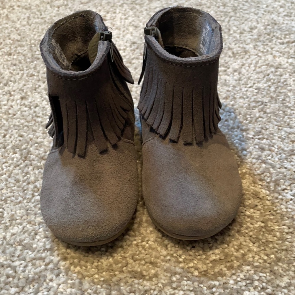 Zara Baby Girls Faux Suede Boots